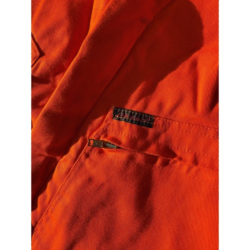 Flamemaster  FR Men's Flame Retardant Coveralls Orange Jumpsuit‎ EN 531 Size 46